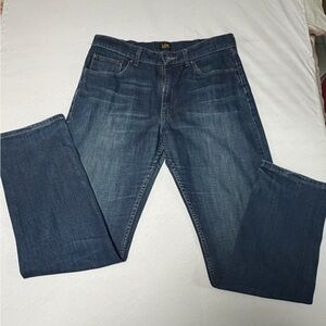 Lee Men's Classic Indigo Straight Jeans